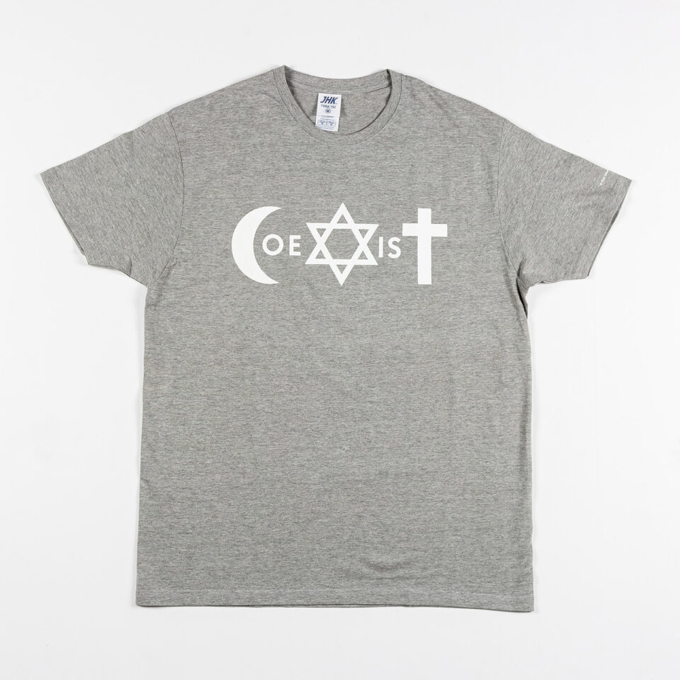 Original COEXIST t-shirt (grey melange)