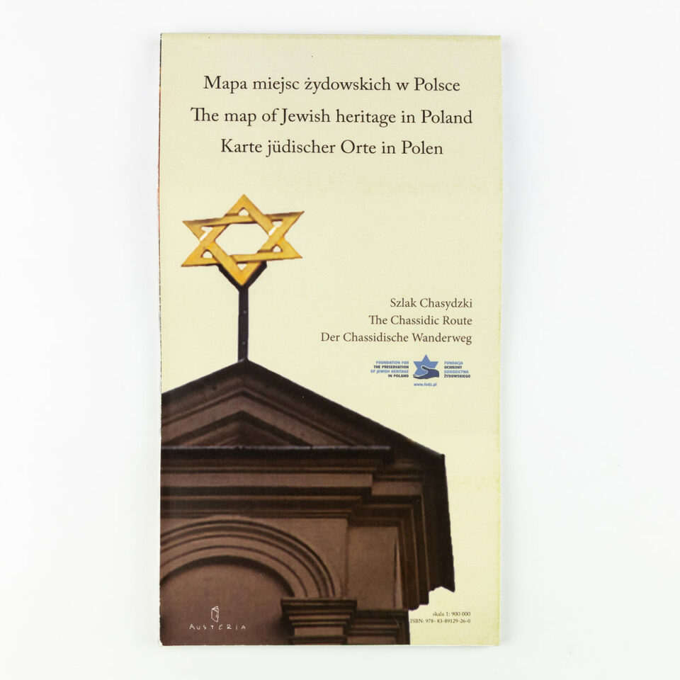 Mapa miejsc żydowskich w Polsce | The Map of Jewish Heritage in Poland | Karte jüdischer Orte in Polen